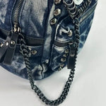 Load image into Gallery viewer, Denim Punk Festival Backpack
