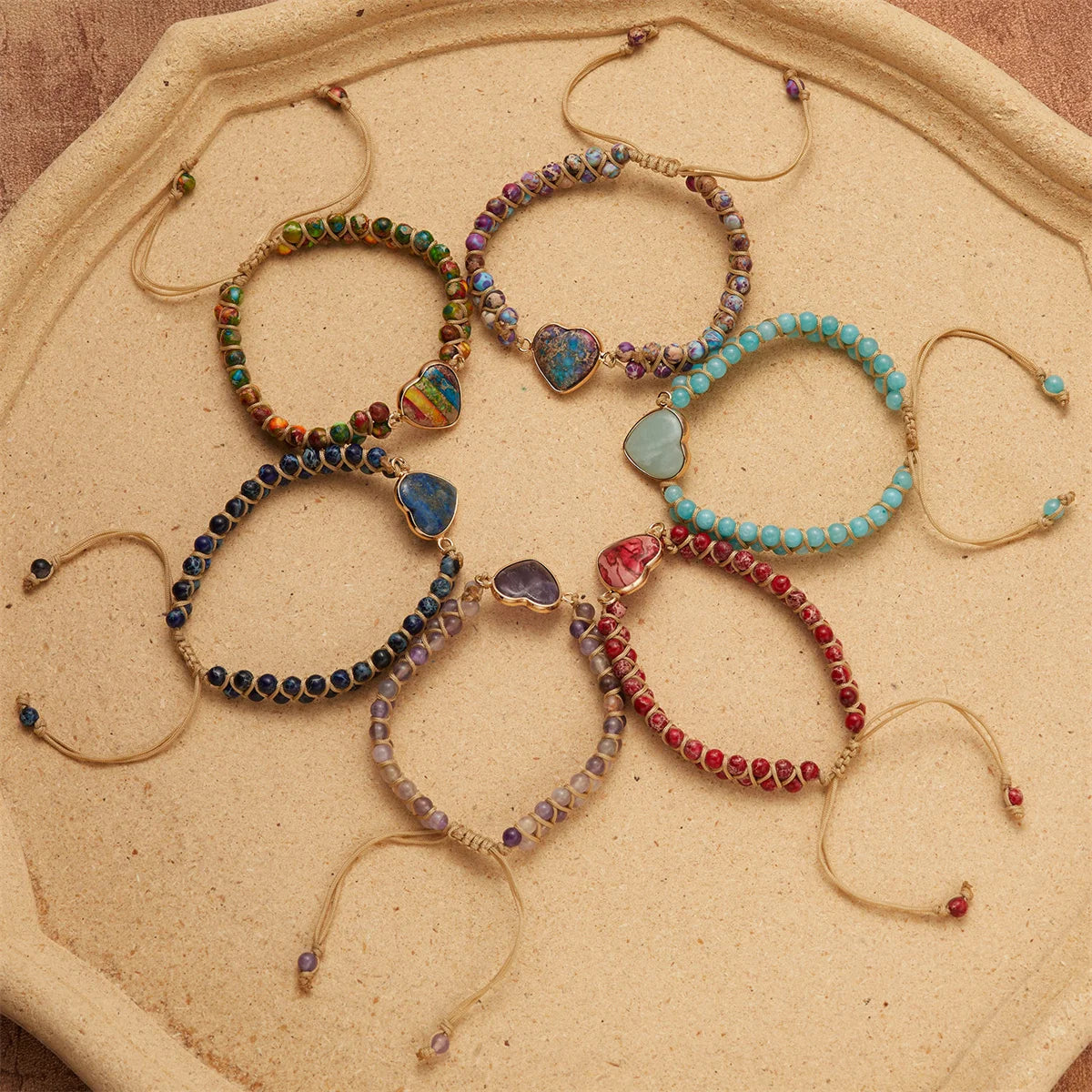 Gemstone Love Bracelets