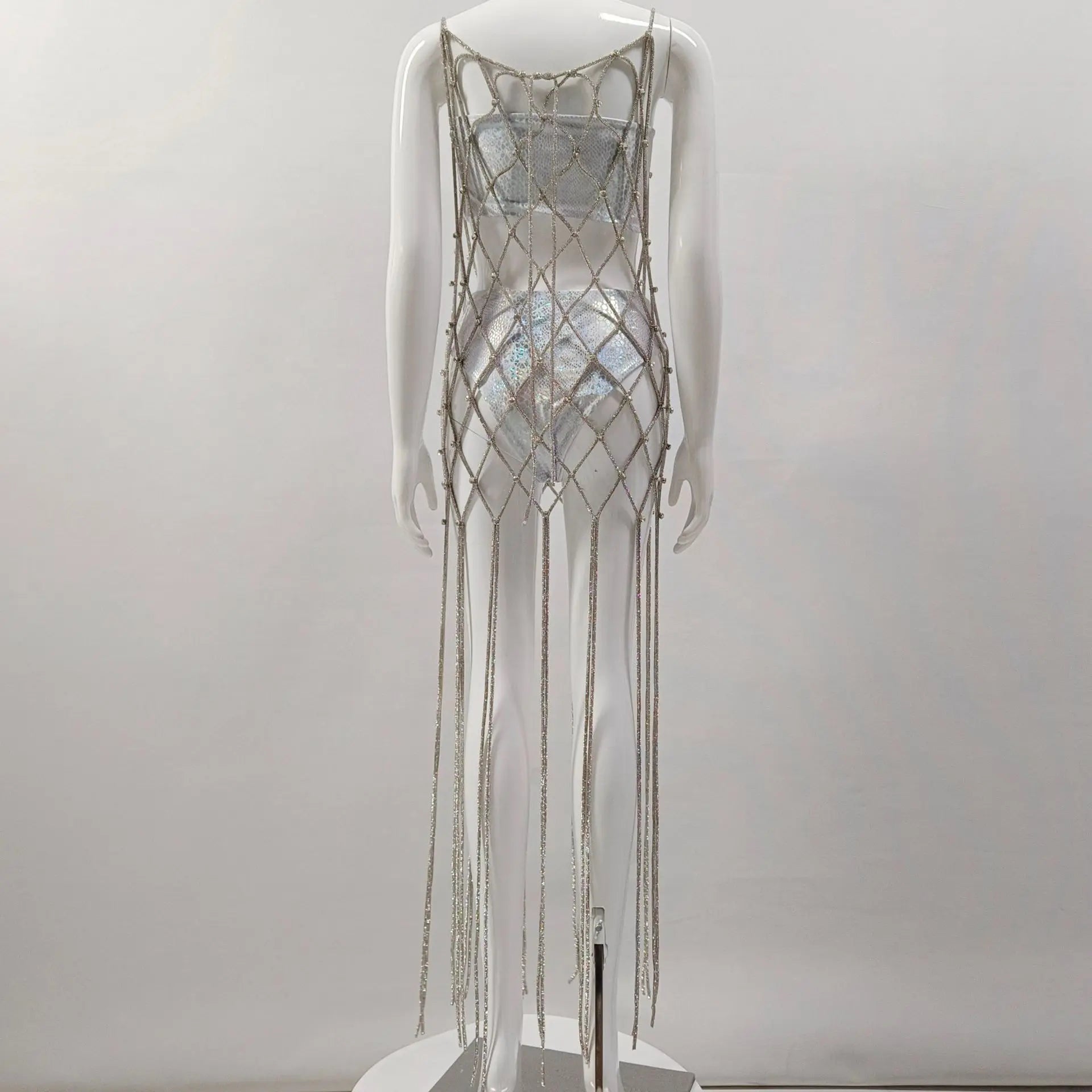 Mesh Diamond Dress