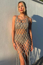Load image into Gallery viewer, Mesh Diamond Dress
