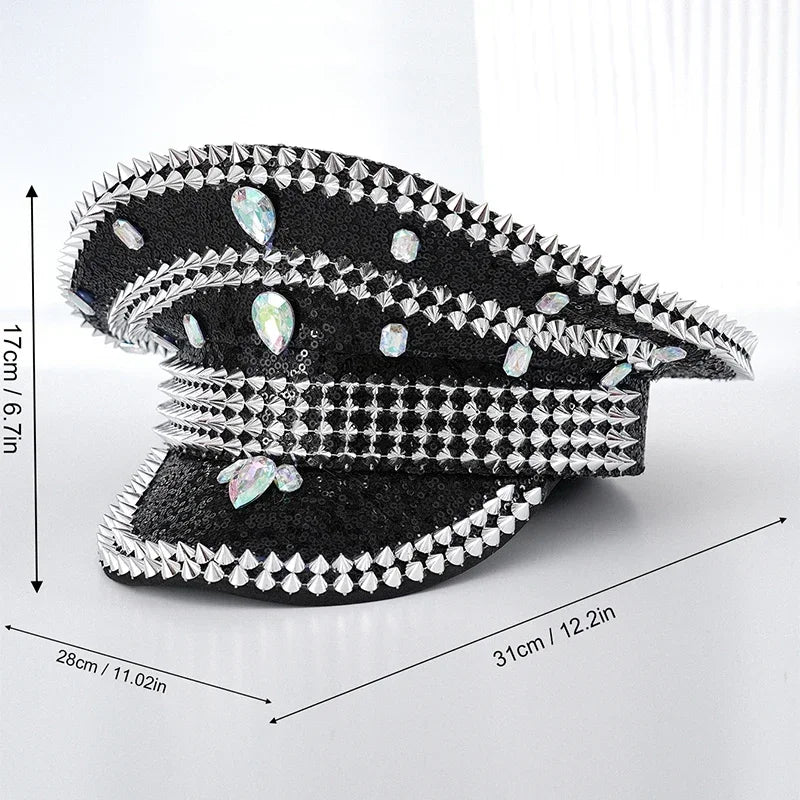 Burning Man Sequin Hat