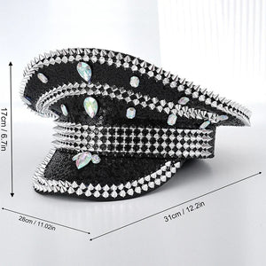 Burning Man Sequin Hat