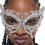 Load image into Gallery viewer, Sparkling  Rhinestone Face Mask
