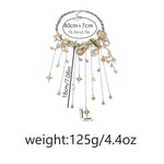 Load image into Gallery viewer, Bohemian Moon &amp; Sun Gold Tassel Necklace
