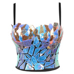 Load image into Gallery viewer, Holographic Festival Camisole Top
