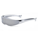 Load image into Gallery viewer, Cyberpunk Mirrored Shield Sunglasses
