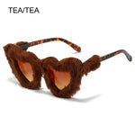 Load image into Gallery viewer, Furry Heart Sunglasses
