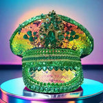 Load image into Gallery viewer, Rhinestone Festival Captain Hat
