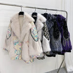 Load image into Gallery viewer, Sequined Fur Jacket
