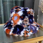 Load image into Gallery viewer, Fluff Fur Bucket Hat

