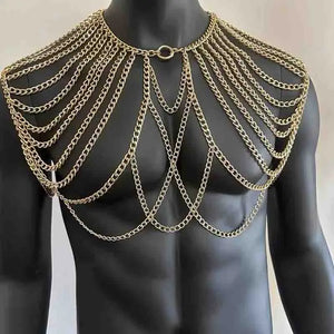 Midnight Alpha™ – Men’s Tassel Body Chain