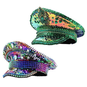 Burning Man Sequin Hat