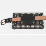 Load image into Gallery viewer, Midnight Riot Studded Festival Belt Bag
