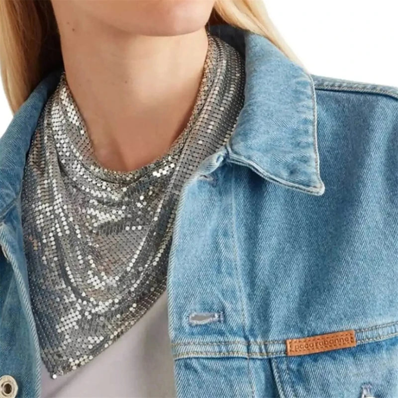 Stardust Sequin Veil – Festival Scarf & Shimmer Dust Mask