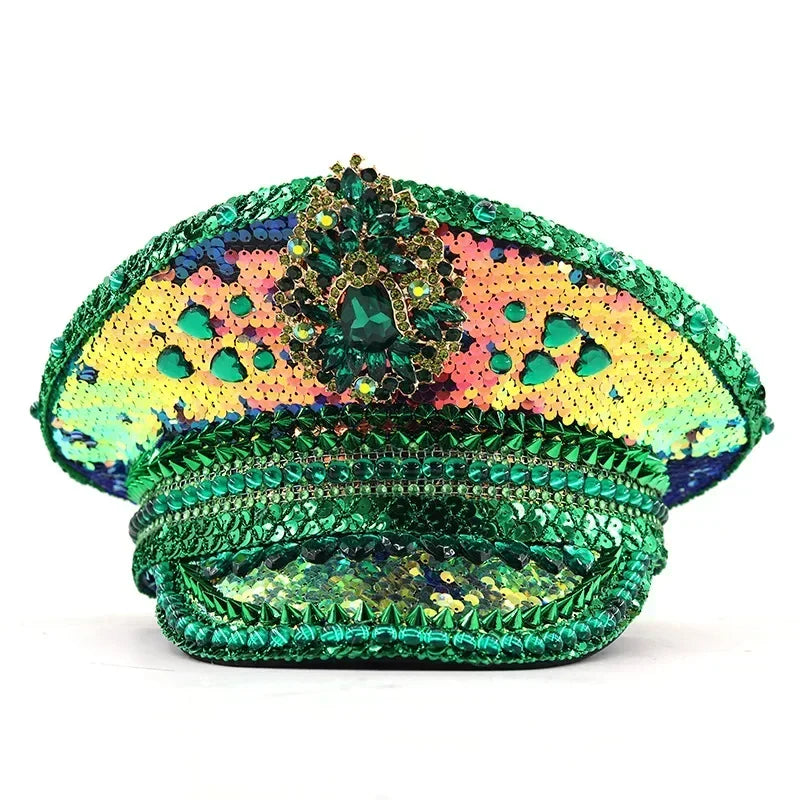 Burning Man Sequin Hat