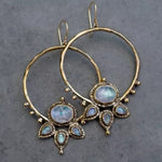 Load image into Gallery viewer, Bohemian Circle Drop Earrings
