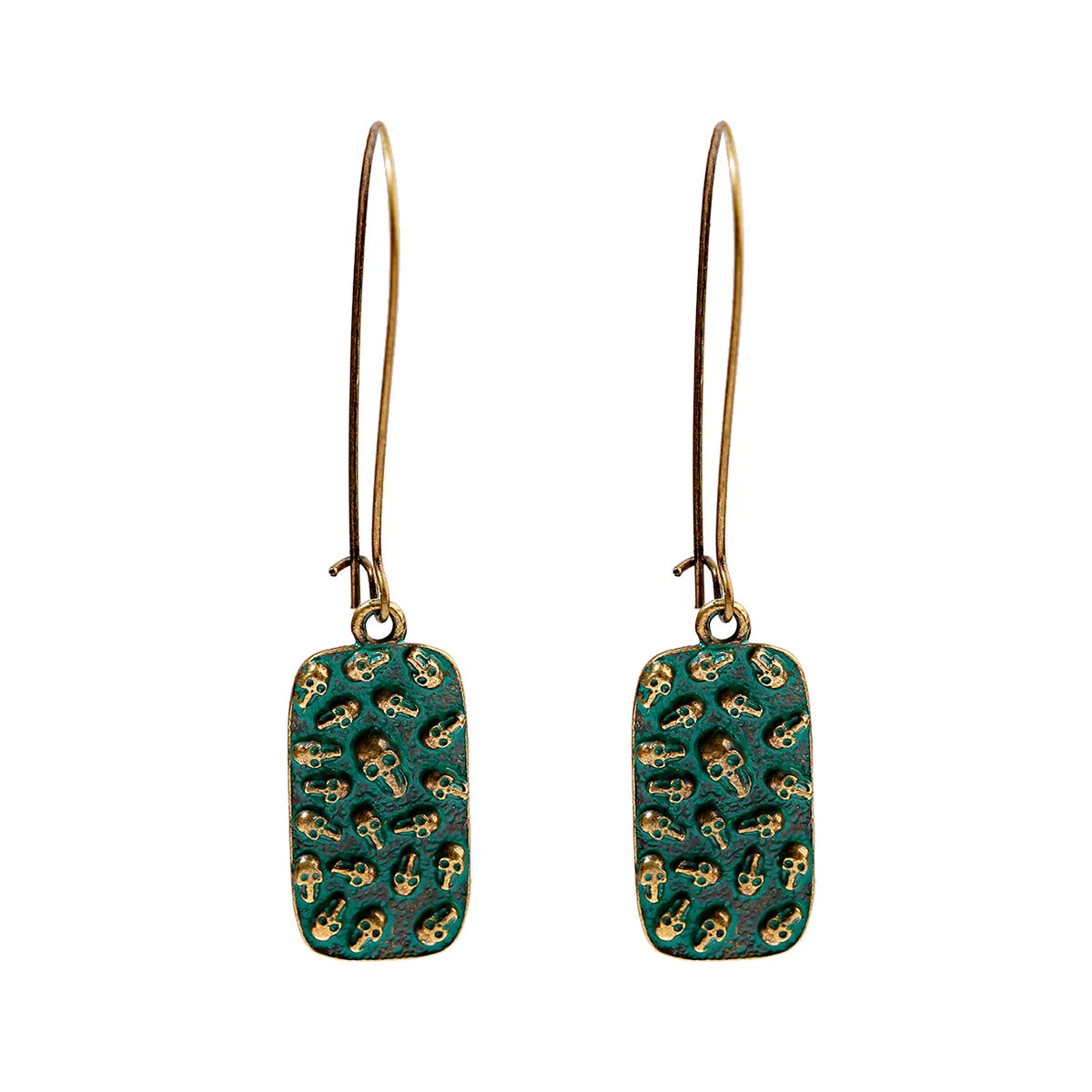 Divine Aura Goddess Earrings – Boho Gold & Blue Festival Glam