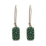 Load image into Gallery viewer, Divine Aura Goddess Earrings – Boho Gold &amp; Blue Festival Glam
