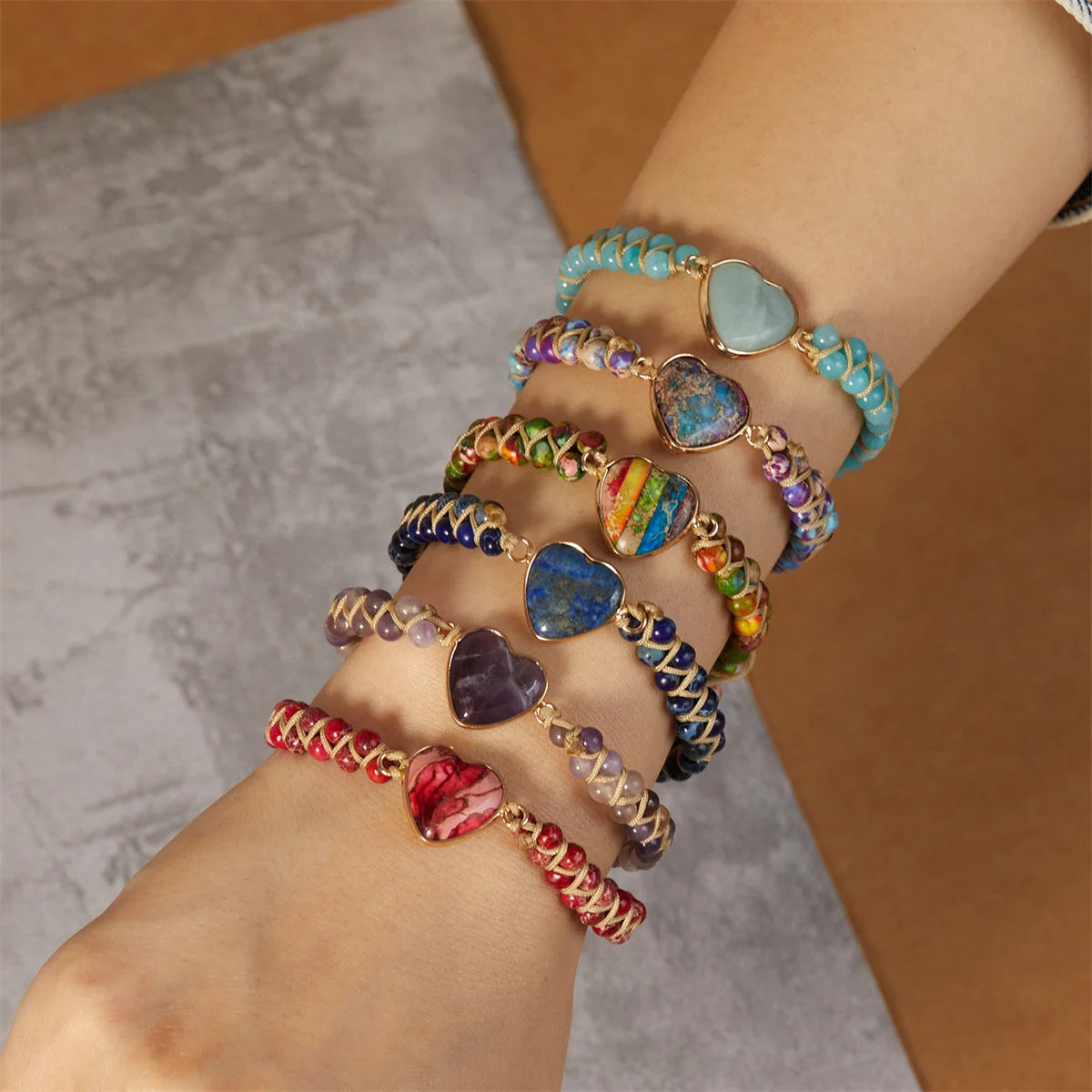 Gemstone Love Bracelets
