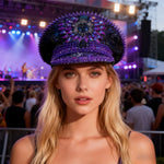 Load image into Gallery viewer, Rhinestone Festival Captain Hat
