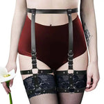 Load image into Gallery viewer, Rave Siren Leg Harness – Festival &amp; Kinky Outfit Accessory
