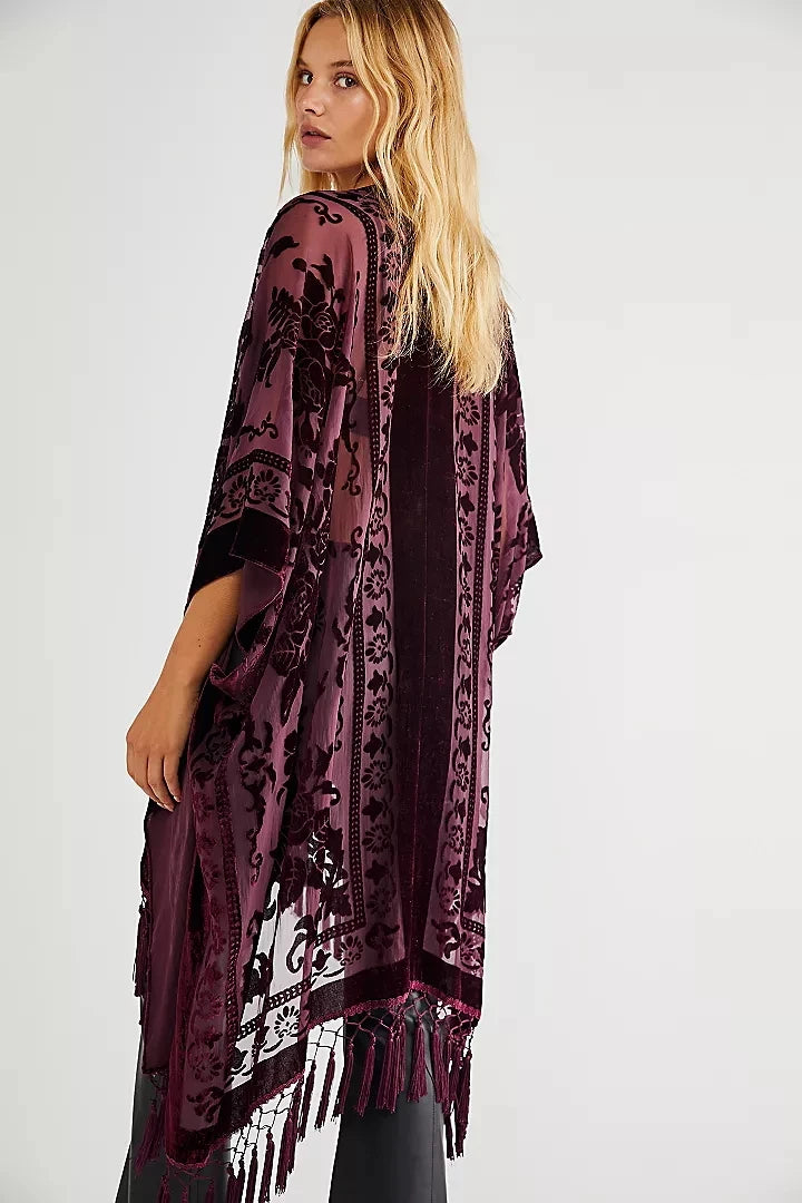 Bohemian Floral Kimono
