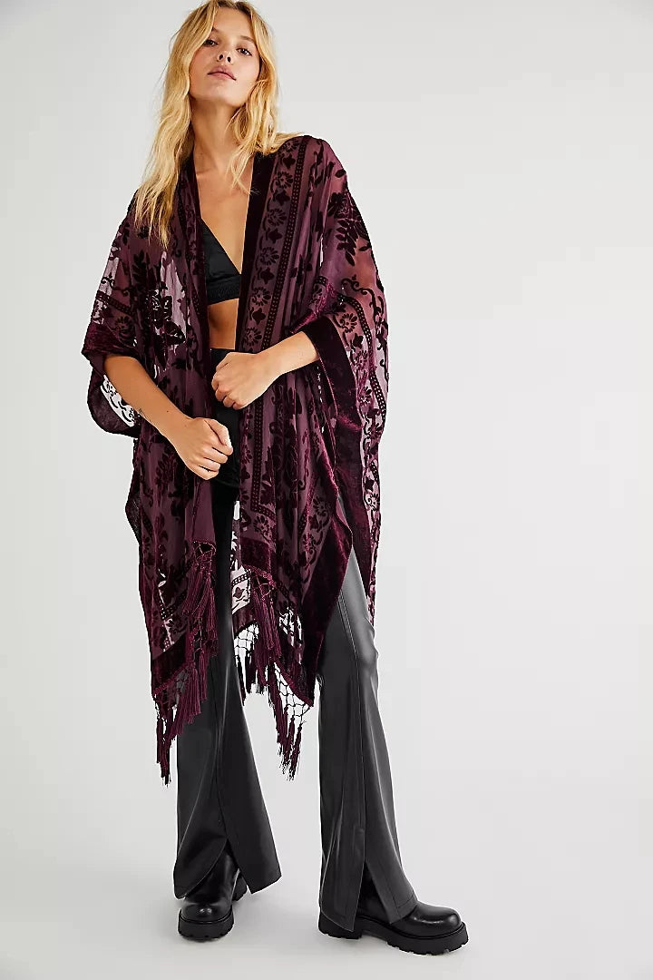 Bohemian Floral Kimono