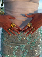 Load image into Gallery viewer, Sequin Bloom Mini Skirt
