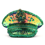 Load image into Gallery viewer, Beetle Sequin Burning Man Military Hat
