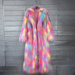 Load image into Gallery viewer, Wildbloom Floral Faux Fur Festival Coat
