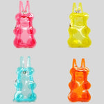 Load image into Gallery viewer, Clear neon gummy bear backpack for festivals
