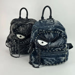 Load image into Gallery viewer, Denim Punk Festival Backpack
