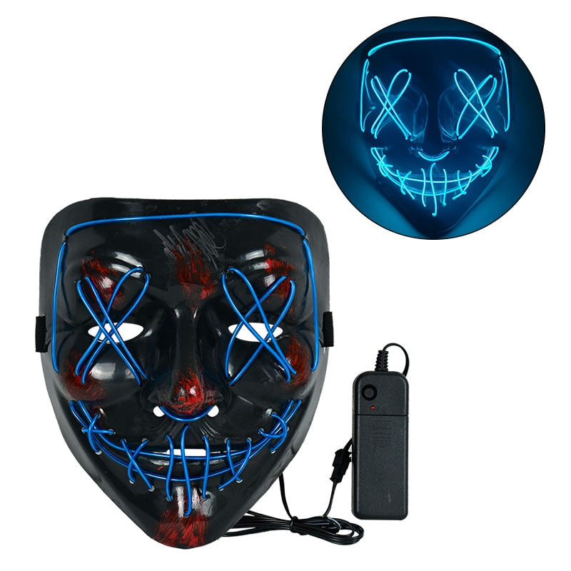 Halloween Neon Led Mask