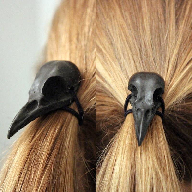 Punk Gothic Crow Skull Hairband | fankat