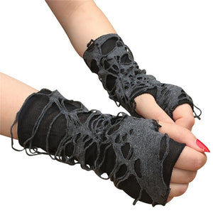 Gothic Fingerless Gloves