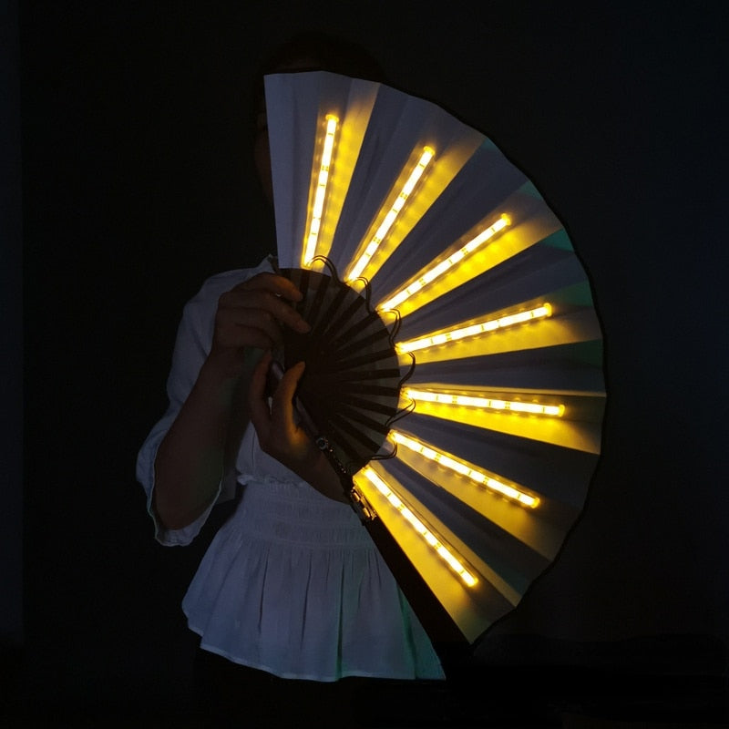 Led Glowing Folding Fan | fankat