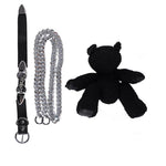 Load image into Gallery viewer, Gothic Doll Bear Crossbody Bag
