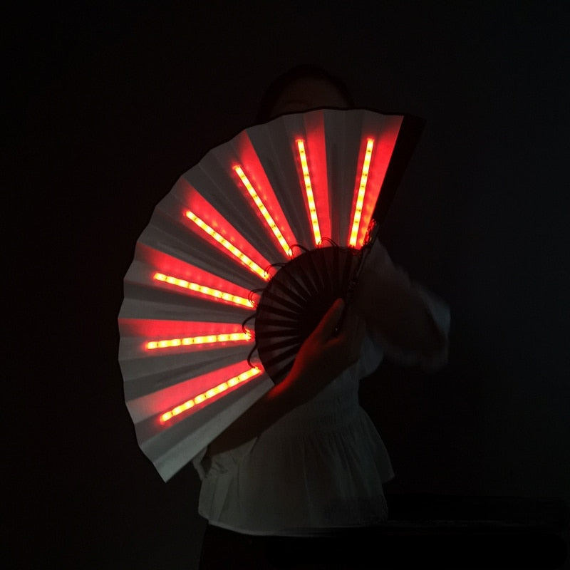 Led Glowing Folding Fan | fankat