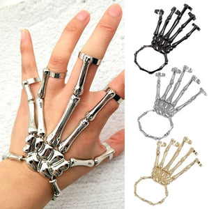 Gothic Punk Skull  Hand Chain and accessories