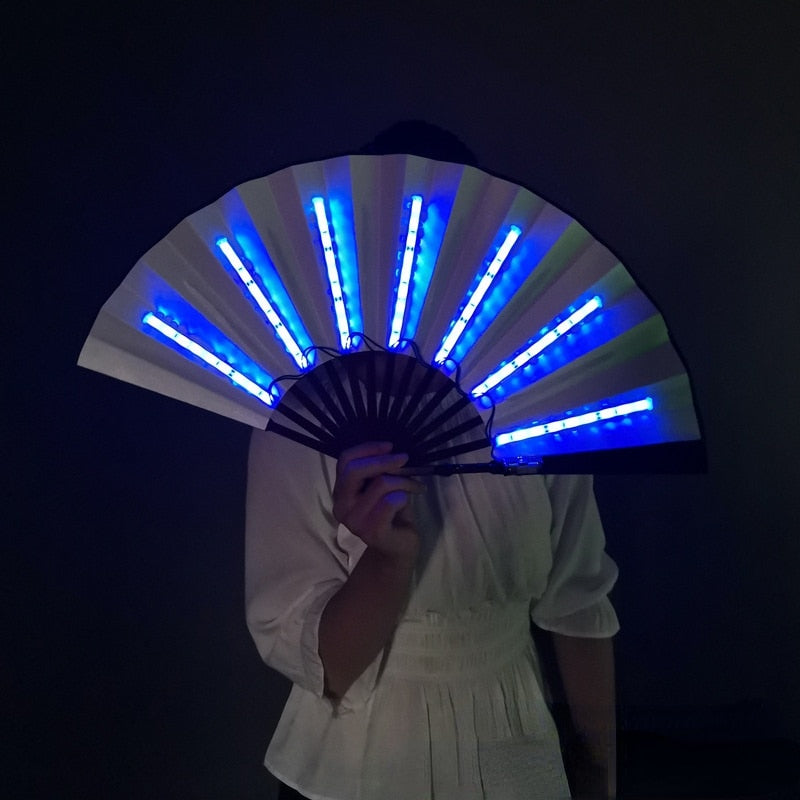 Led Glowing Folding Fan | fankat