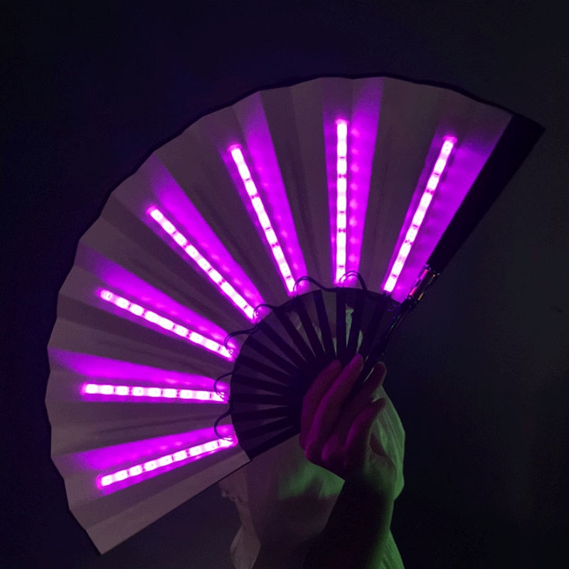 Led Glowing Folding Fan | fankat