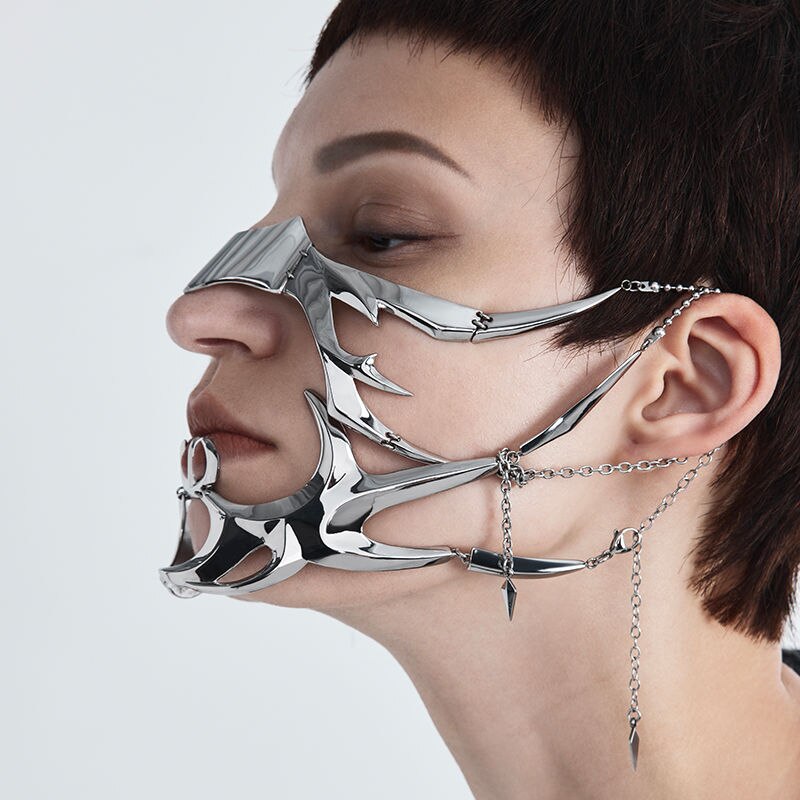 CyberPunk Titanium Steel Face Mask