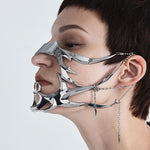 Load image into Gallery viewer, CyberPunk Titanium Steel Face Mask
